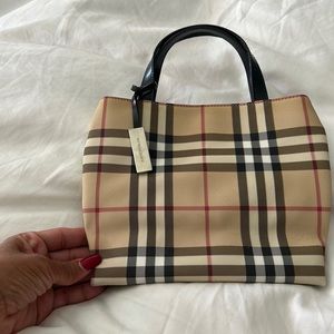 Authentic mini Burberry handle bag